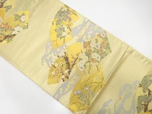 清波香扇文織出し袋帯